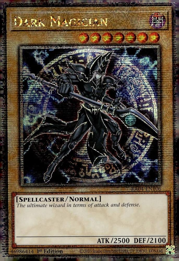 遊戯王　DARK　MAGICIAN　ミレニアムレア　ARS10 Amazon.com: Dark Magician (7th Art) (Quarter Century Secret
